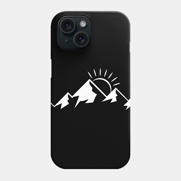 Mountains Hiking Phone Case by Johnny_Sk3tch