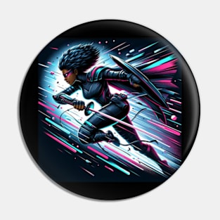 Black Girl Power Pin