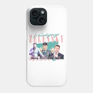 Zelensky Ukraine / Retro Fan Art Design Phone Case