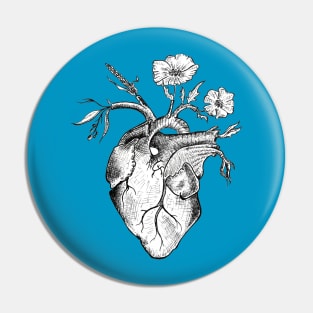 Heart Vase Pin