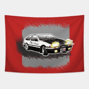 AE-86 Initial D Tapestry