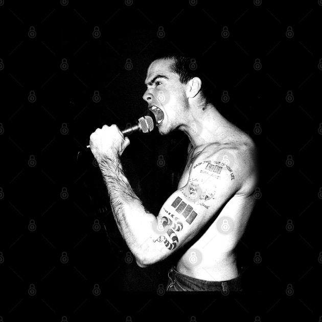 Henry Rollins punk by partikelir.clr