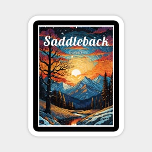 Saddleback maine usa ski Magnet