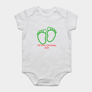 First Christmas Onesies Teepublic