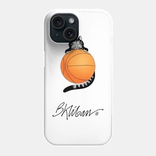 B kliban cat play football Phone Case