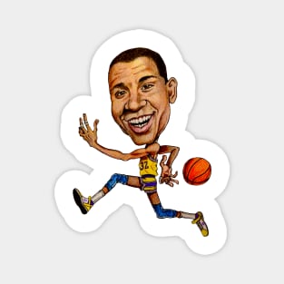 Magic Johnson Caricature Magnet