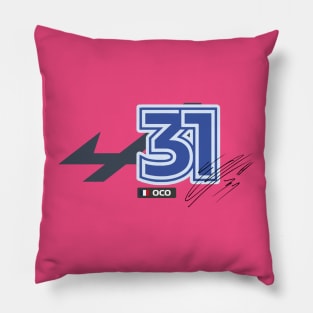 Formula 1 - Esteban Ocon Number. Pillow