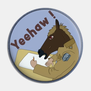 Yeehaw Horse Pin