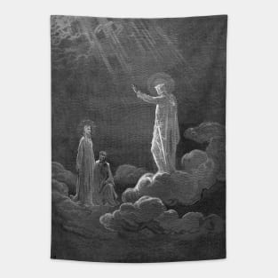 High Resolution Gustave Doré Paradiso Illustration Charles Martel Tapestry