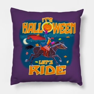 Halloween Sleepy Hollow Headless Horseman Pillow