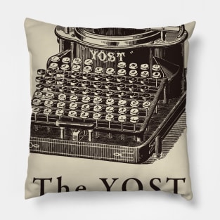 The YOST Typewriter Pillow