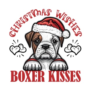 Christmas Wishes, Boxer Kisses T-Shirt