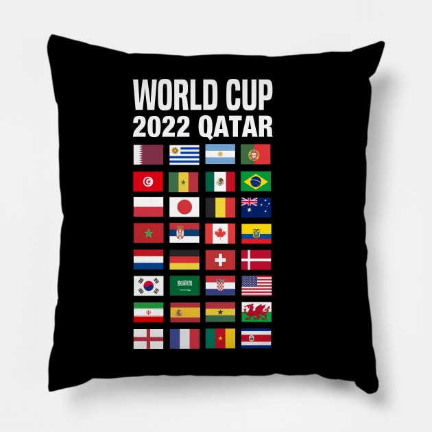 WORLD CUP 2022 Pillow by C_ceconello