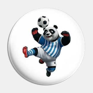 Soccer Panda - Striker Goals - Athletic Panda Football Shirt Pin