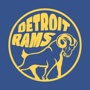 Detroit Rams Yellow T-Shirt