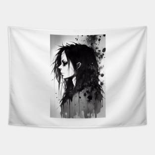 Inky Horror Woman Tapestry