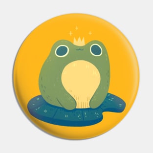 King Frog Pin