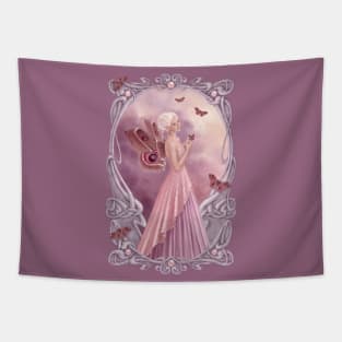 Pearl Birthstone Fairy Tapestry