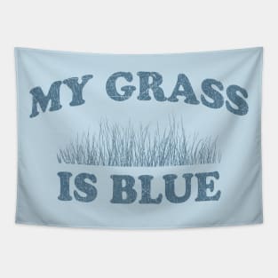 My Grass_Is Blue // Vintage Tapestry