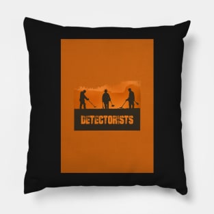 Detectorists at Dusk by Eye Voodoo Pillow