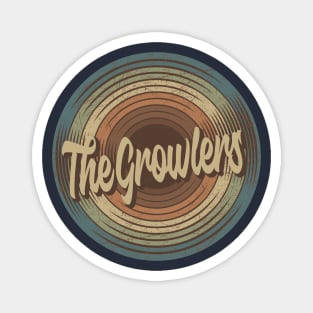 The Growlers Vintage Vinyl Magnet