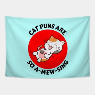 Cat Puns Are So A-Mew-Sing | Cat Puns Tapestry