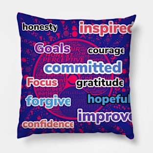 words of wisdom digital print Pillow