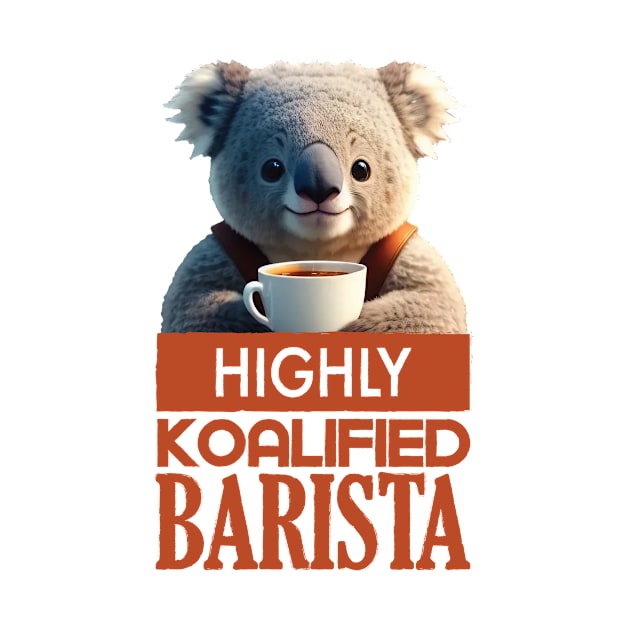 Just a Highly Koalified Barista Koala by Dmytro