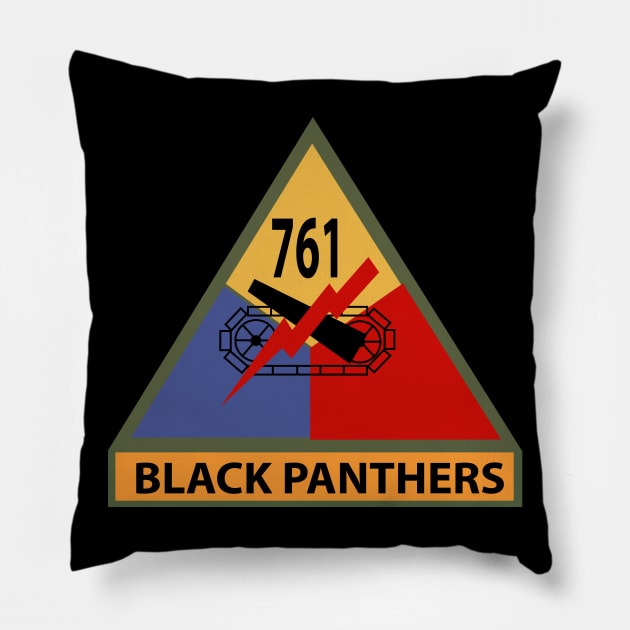 761st Tank Battalion SSI w Name Tape Pillow by twix123844