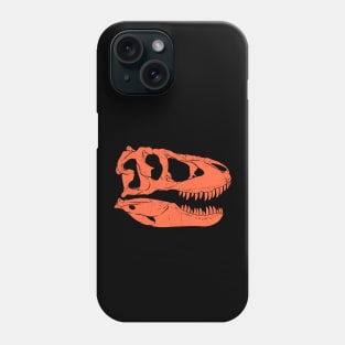 Tarbosaurus fossil skull Phone Case