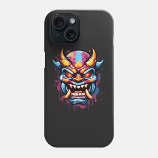 Oni - Japanese Demon, Graffiti Art Phone Case