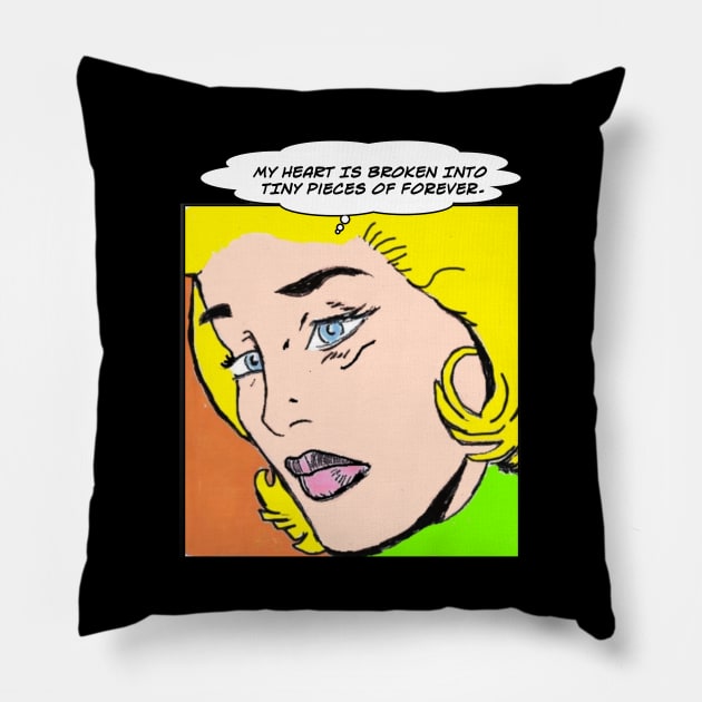 Tiny Pieces Pillow by Harley912