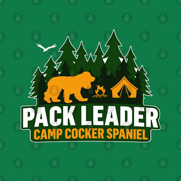 Camp Cocker Spaniel Pack Leader by Rumble Dog Tees