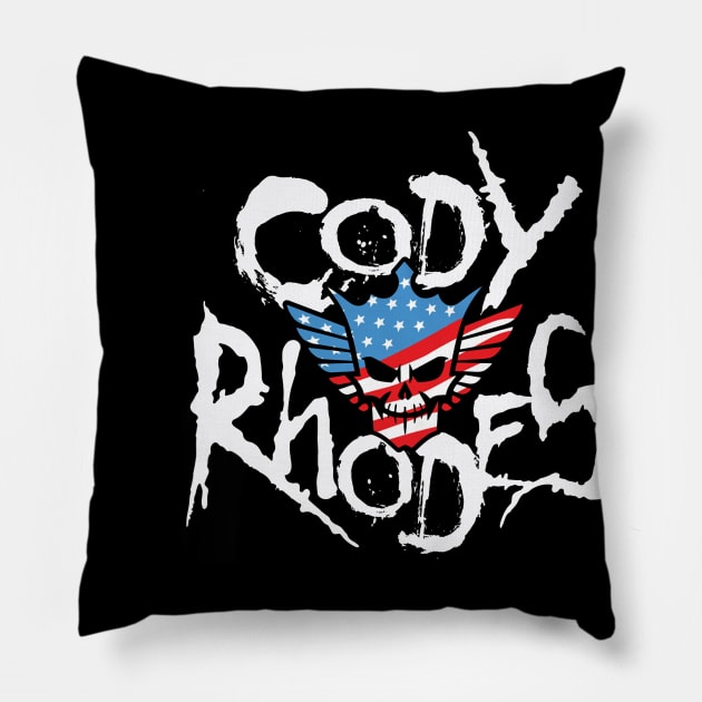 Cody Rhodes Logo Pillow by Holman