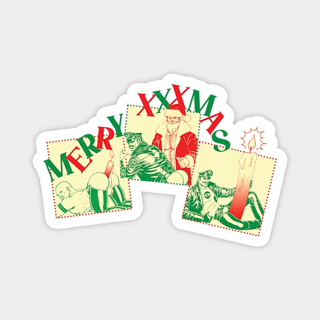 MERRY XXXMAS Magnet by a$$thetics