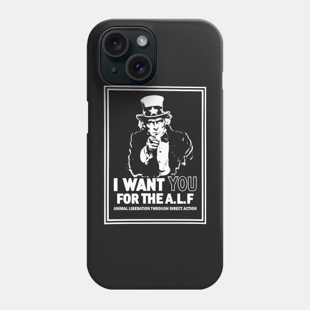 Animal Liberation Front Phone Case by ChatNoir01