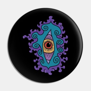 Psychedelic eye Pin