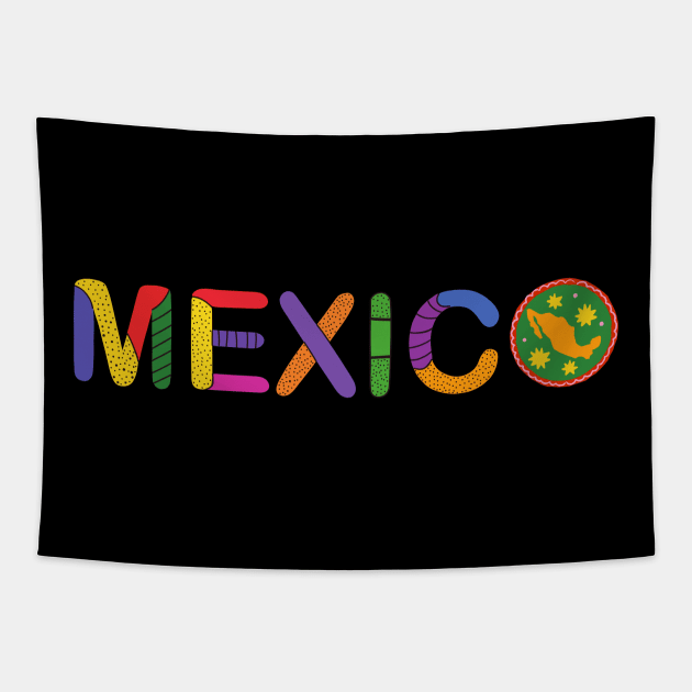 Mexico Tapestry by Myartstor 