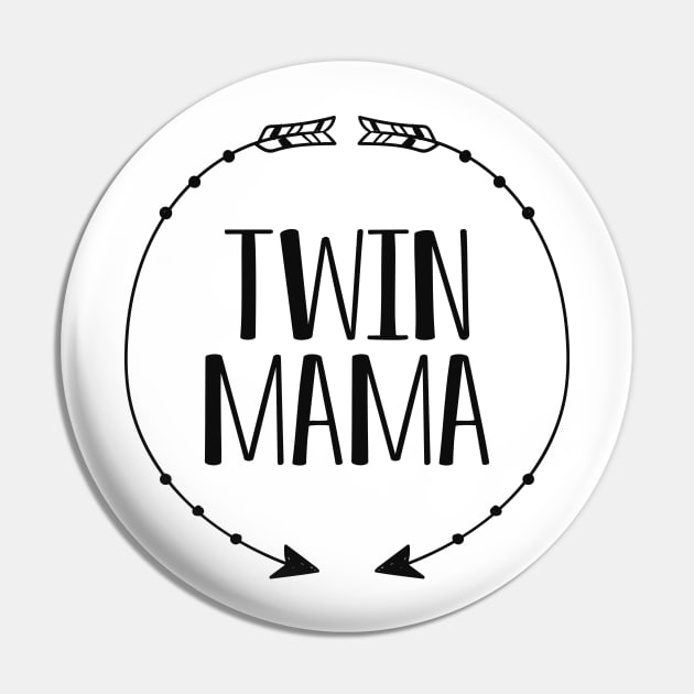 Twin Mama Pin by KC Happy Shop