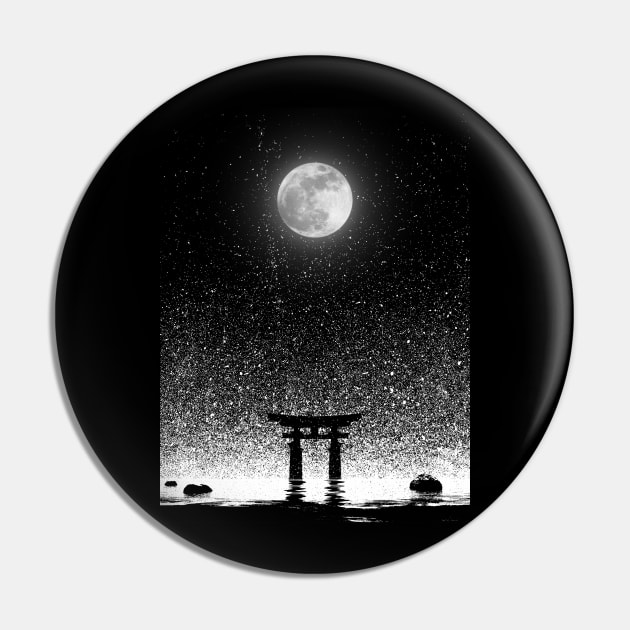 Japan Night of Torii Gate Pin by Exosam