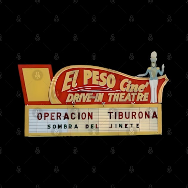 El Peso Drive-In Theatre in Phoenix, Arizona by Desert Owl Designs