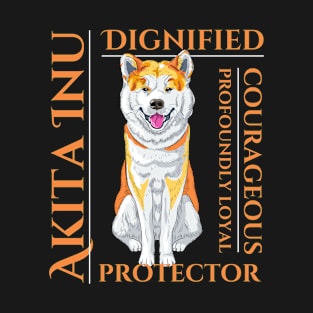 Akita Inu Dog Traits Gift T-Shirt