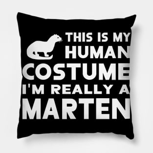 human costume cute marten design animal Pillow