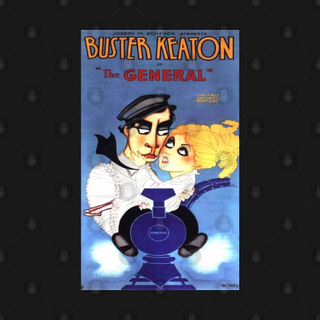 Vintage Movie Poster Buster Keaton by RetroSalt