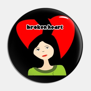 Broken Heart - Unbreakable Spirit Pin