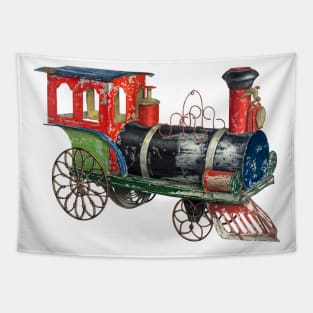 vintage locomotive Tapestry