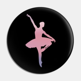 Classical Dancer Pink Tones Pin