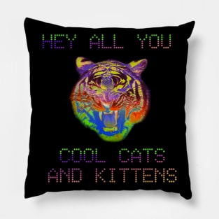 Cool Cats and Kittens Pillow