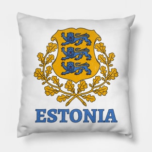 Estonian Coat of Arms Pillow