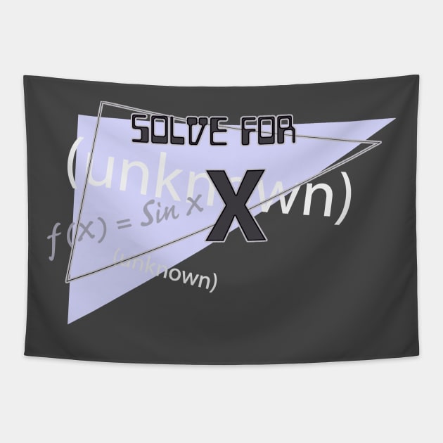 Solve for X - Band name Tapestry by DannysRemakeRemodel